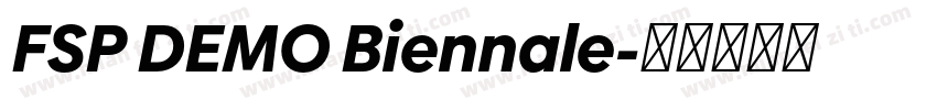 FSP DEMO Biennale字体转换